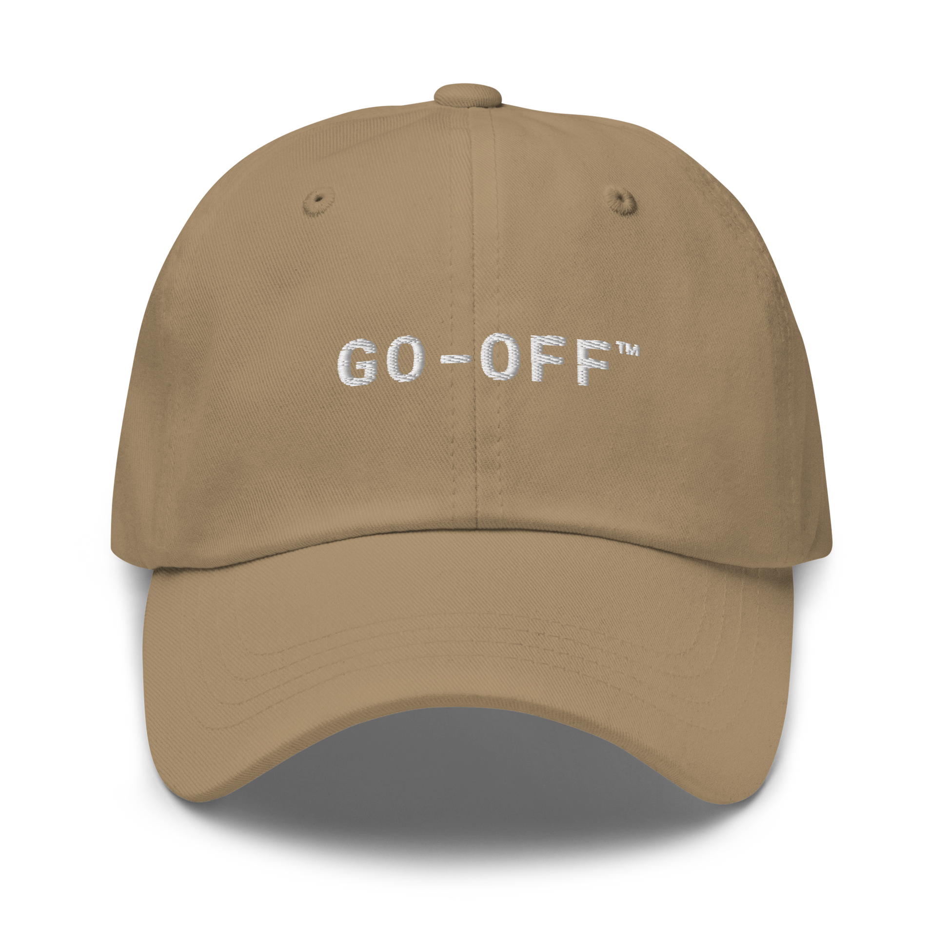 GO-OFF™ Dad Hat (WHT-EMB)