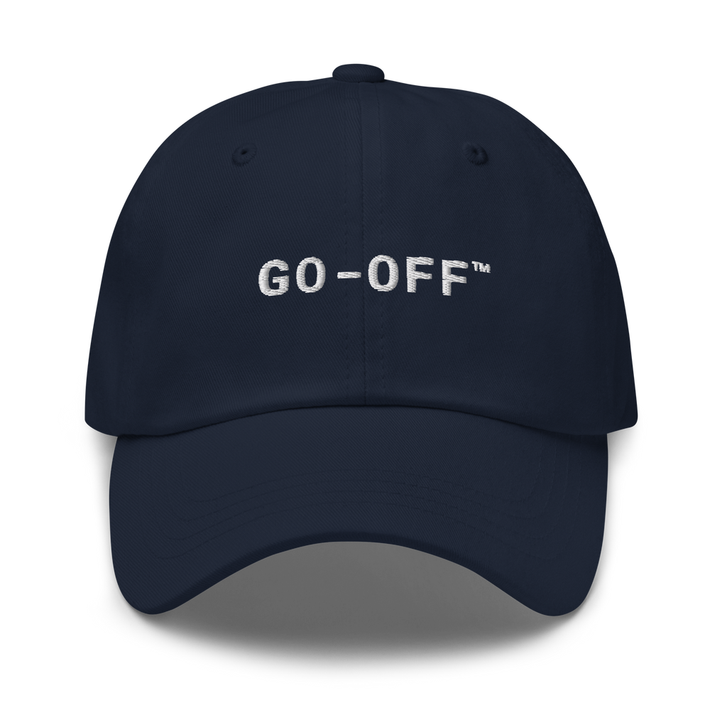 GO-OFF™ Dad Hat (WHT-EMB)