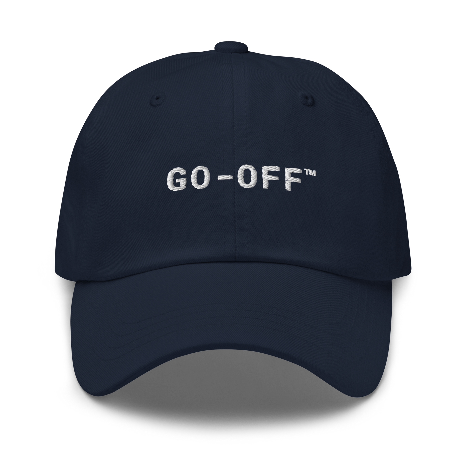 GO-OFF™ Dad Hat (WHT-EMB)